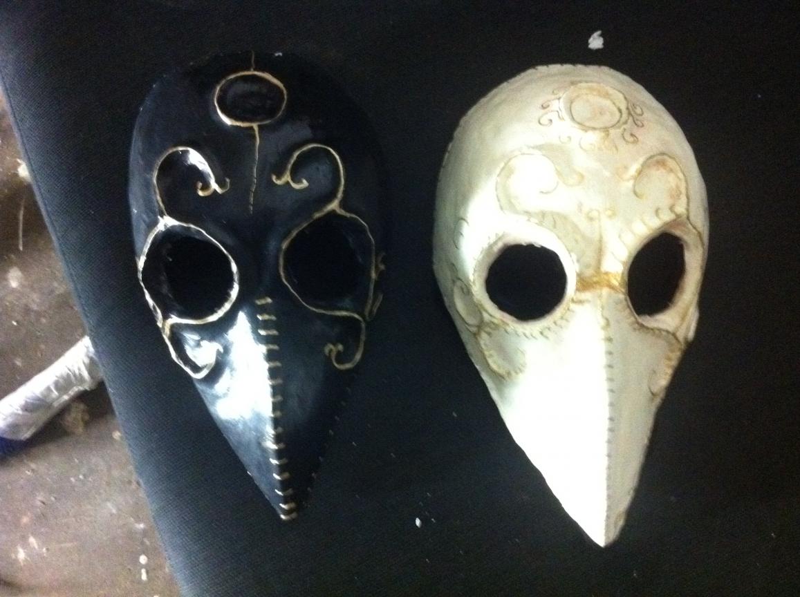 Plague doc masks two varients
