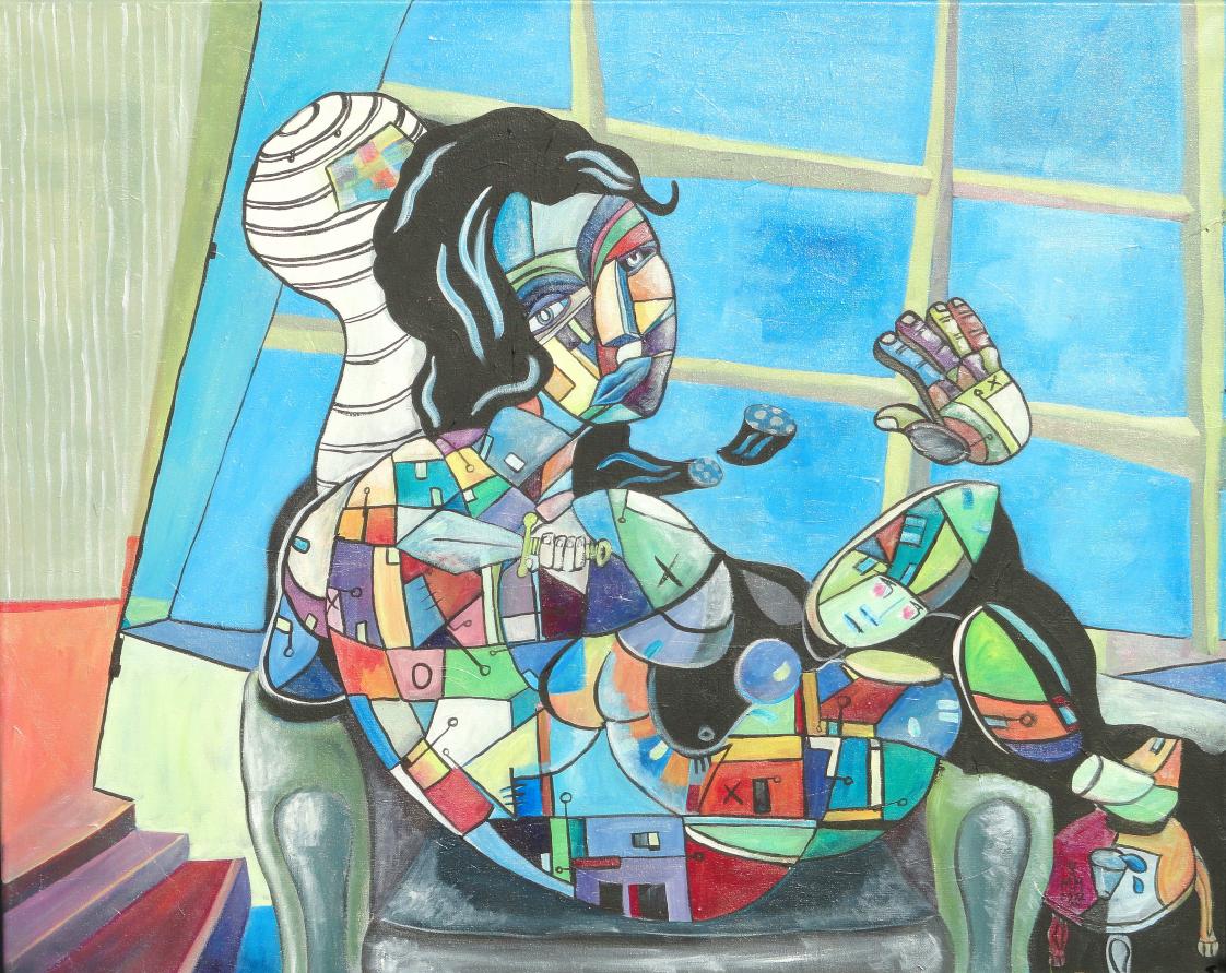 Woman In A Chair
