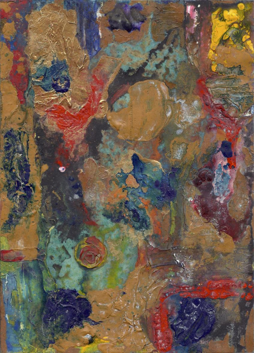 abstract rain: oil stain 4