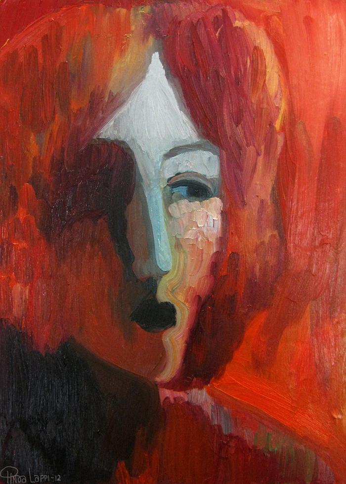 Red woman