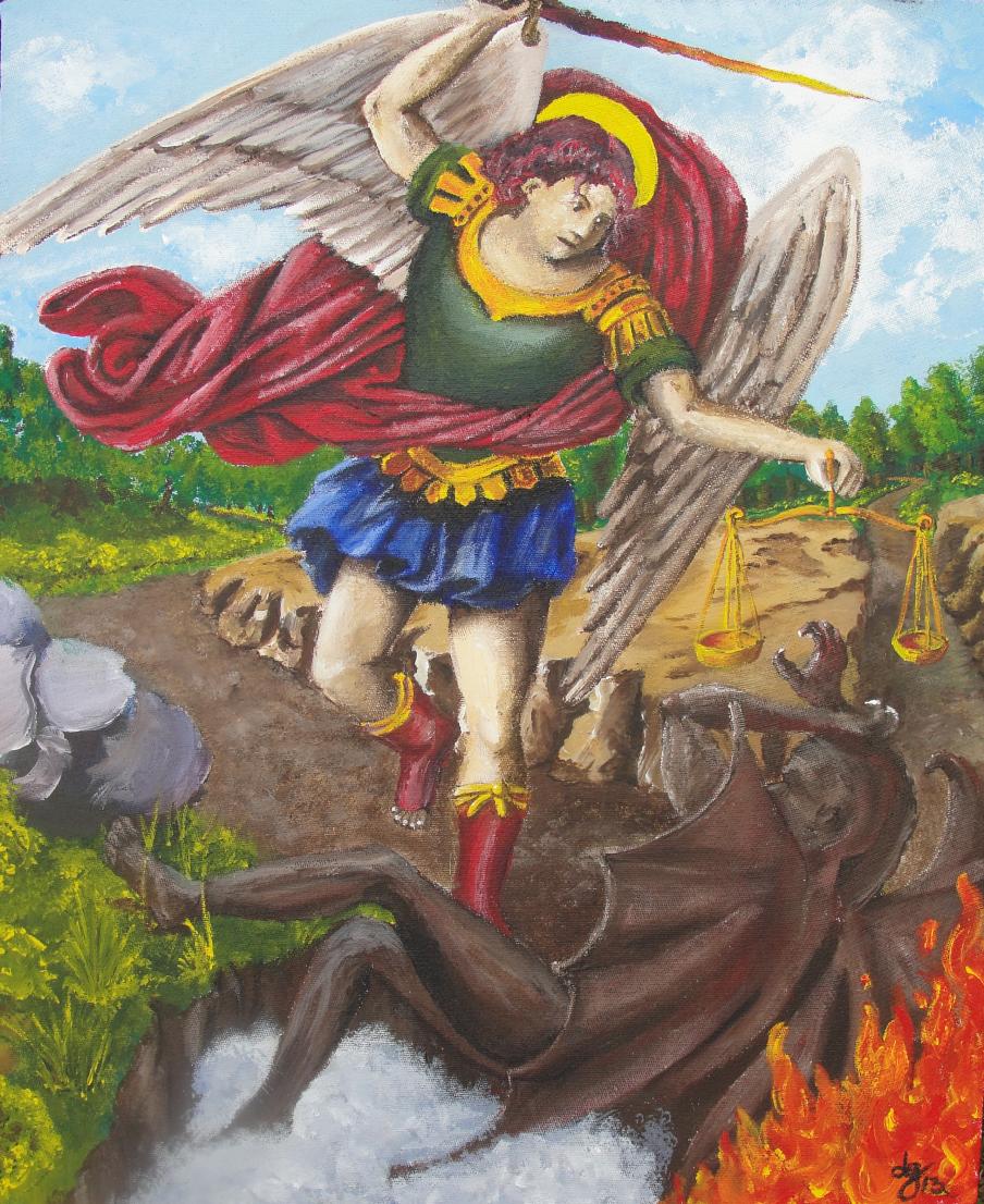 Saint Michael Archangel vs Demon